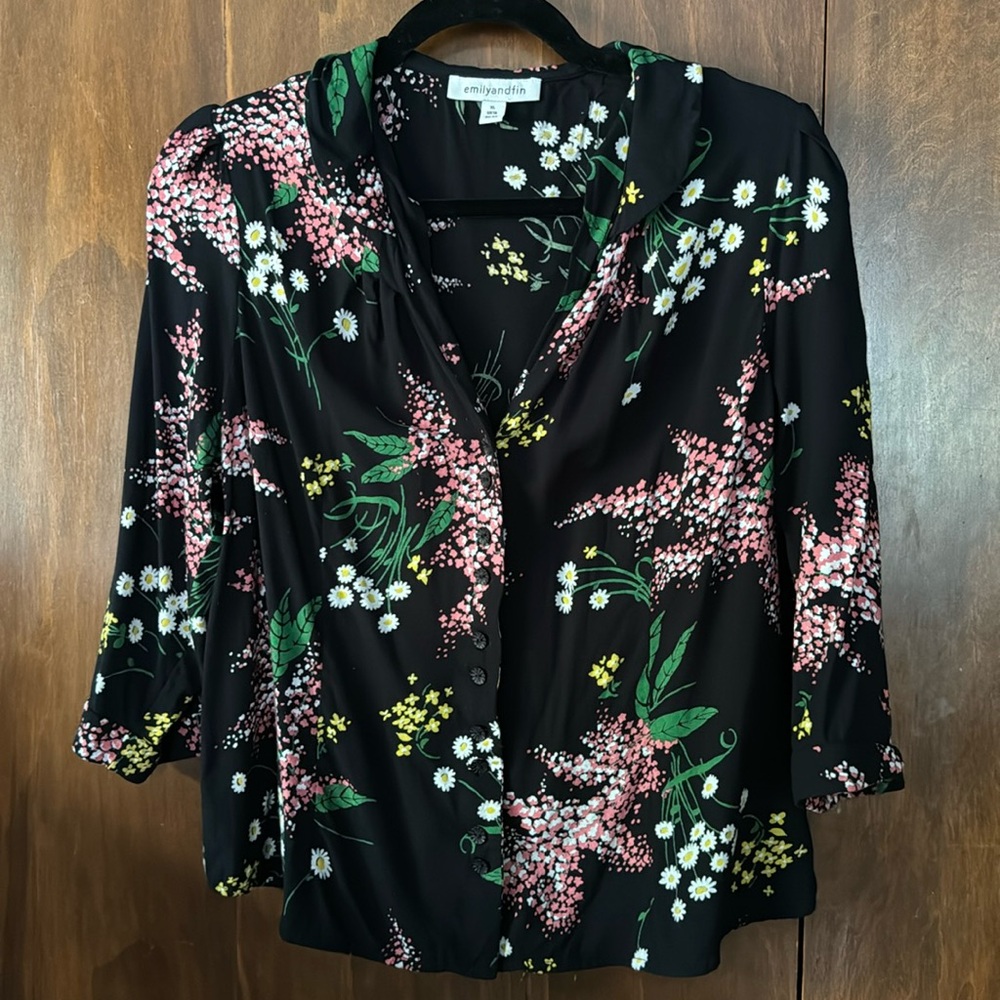 Emily & Fin 1940s reproduction blouse size XL